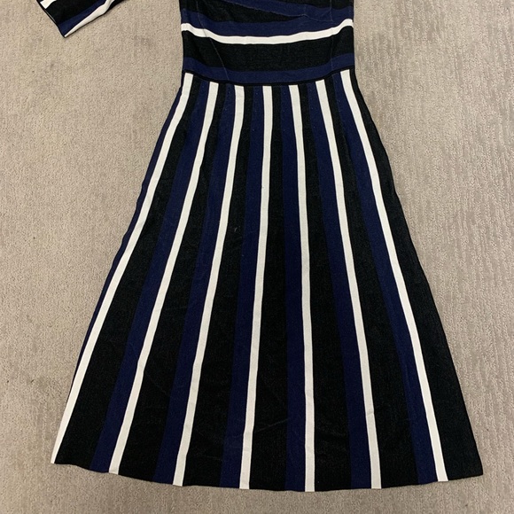 Rachel Roy knit dress striped sz m - Picture 2 of 6